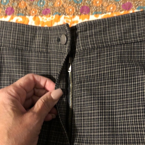 Valerie Stevens Houndstooth Skirt Sz 16 - Picture 3 of 8